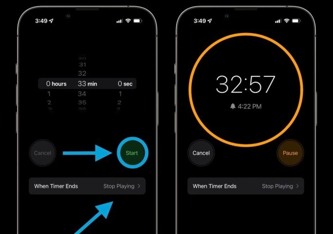 zero countdown | Set Sleep Timer on Apple Music