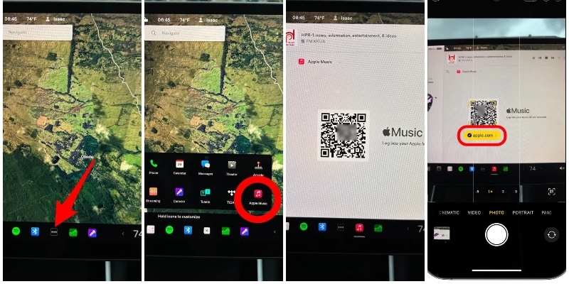 tap apple.com | Apple Music on Tesla