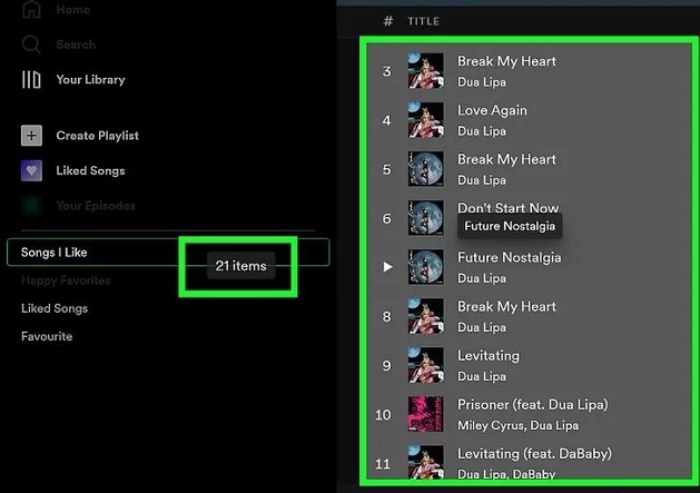 drag and drop playlists | Copy Spotify Playlists