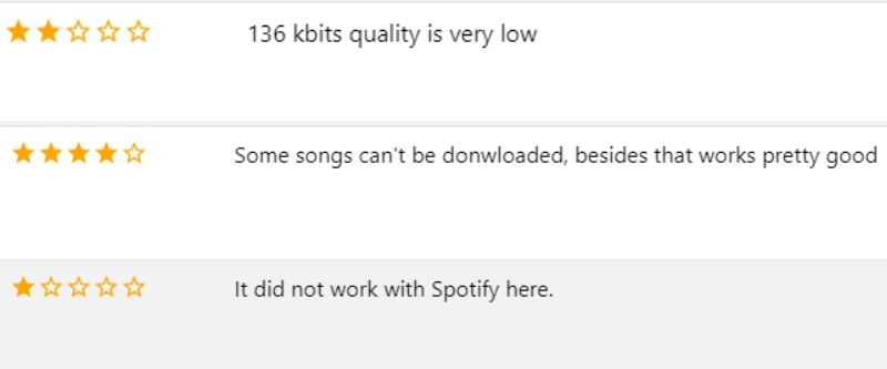 bad review | Spotify Deezer Music Downloader
