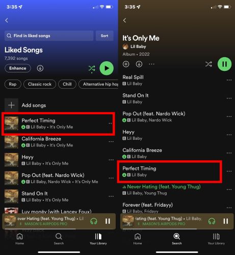 liked songs not in albums | Spotify Liked Songs Not Showing