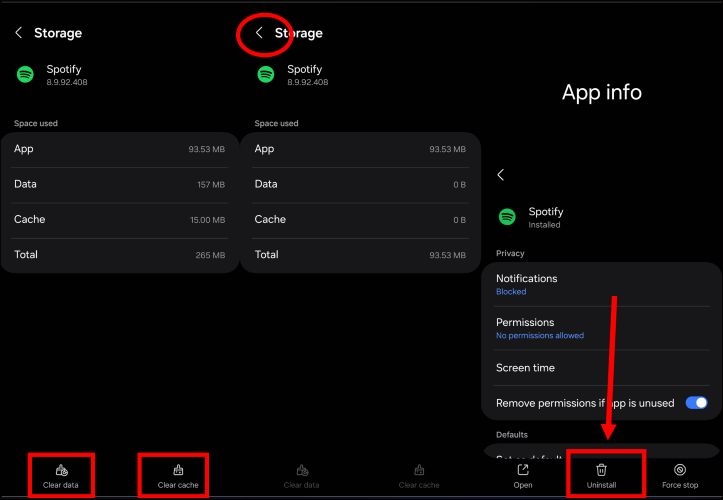 hit Uninstall | Spotify Liked Songs Not Showing