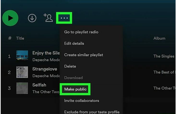 make playlist public again | Make a Spotify Playlist Private