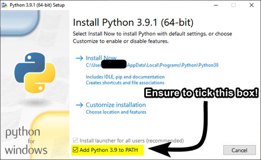 check Add Python to PATH | Spotify to FLAC