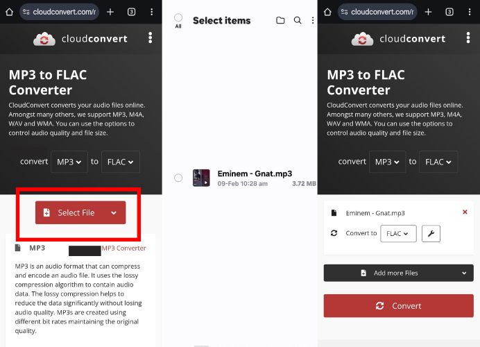 tap Convert | Spotify to FLAC