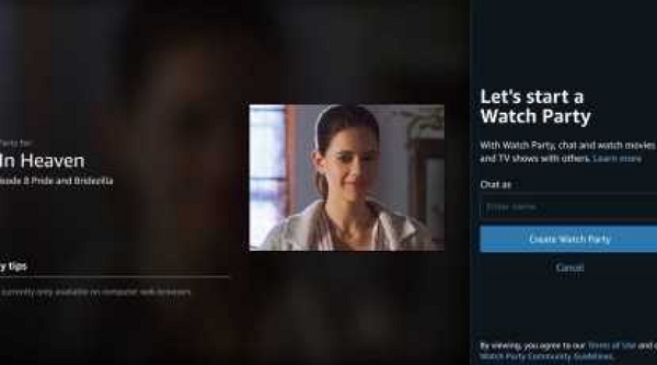 start prime videos | amazon watch party