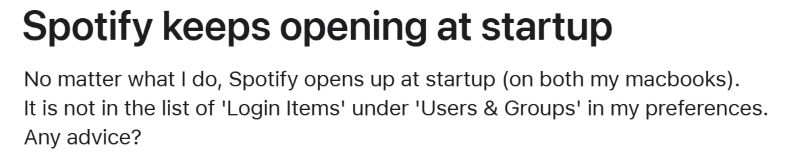 Spotify auto-launches | Stop Spotify from Opening on Startup