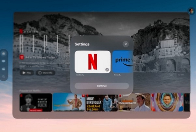 supercut app | can i watch netflix on apple vision pro