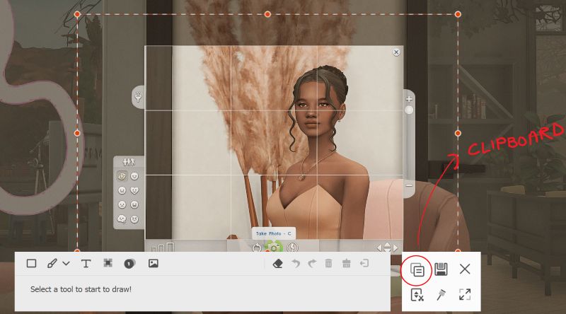 copy to clipboard | Take Sims 4 Screenshots