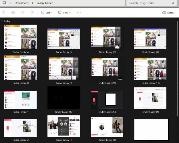 Eassiy folder | Does Tinder Notify Screenshots