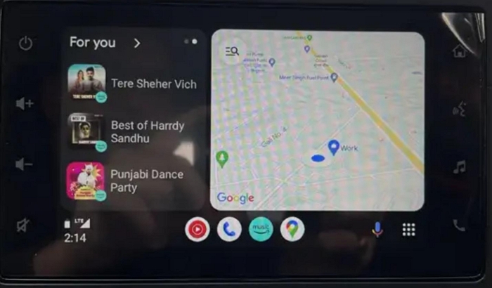 choose playlists | Amazon Music on Android Auto