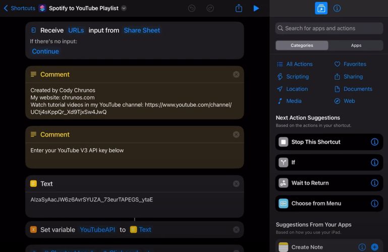 Shortcuts | Transfer Spotify Playlists to YouTube Music