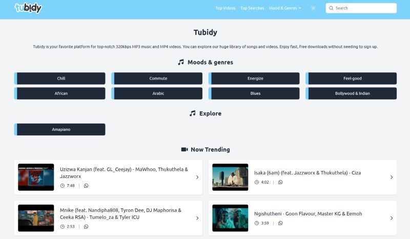 official version | Tubidy MP3 Music Downloader