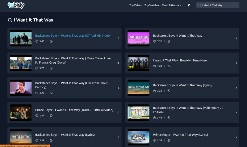 click tile | Tubidy MP3 Music Downloader