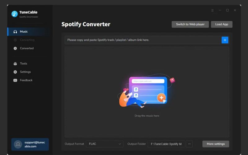 sign in with Spotify premium | TuneCable Spotify Music Downloader