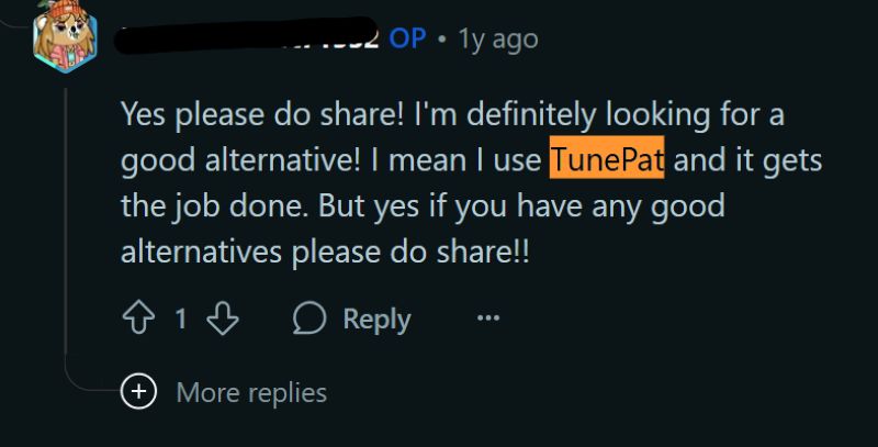Reddit good review | TunePat Spotify Music Converter