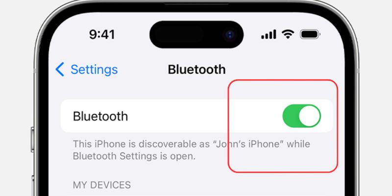 enable Bluetooth on phone | Apple Music on Tesla