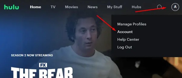 select Account | Block Ads on Hulu