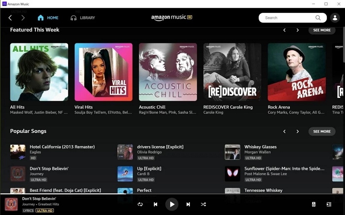 upgrade to Amazon Music Unlimited | Turn off Shuffle on Amazon Music