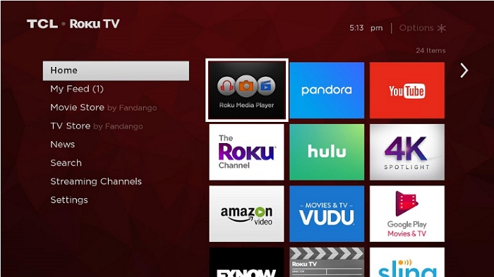 open Roku Media Player | Play Apple Music on Roku