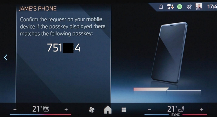 six-digit passkey | Amazon Music on Android Auto