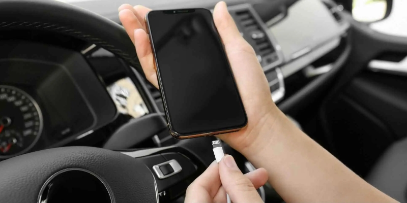 use USB connection | Spotify Not Working on Android Auto