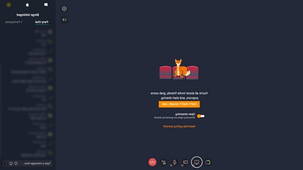 browser tab | hbo max watch party