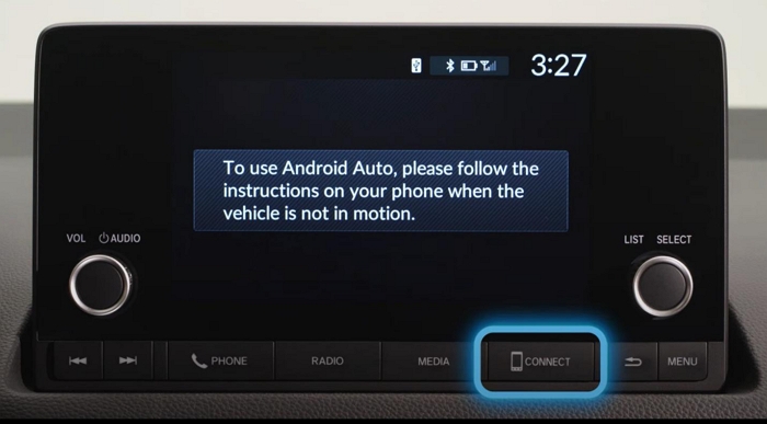 tap Connect | Amazon Music on Android Auto