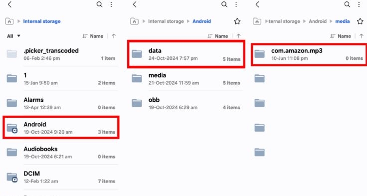 open default file manager | Where Does Amazon Music Download to