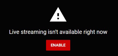 youtube live stream not working | live stream on youtube not working