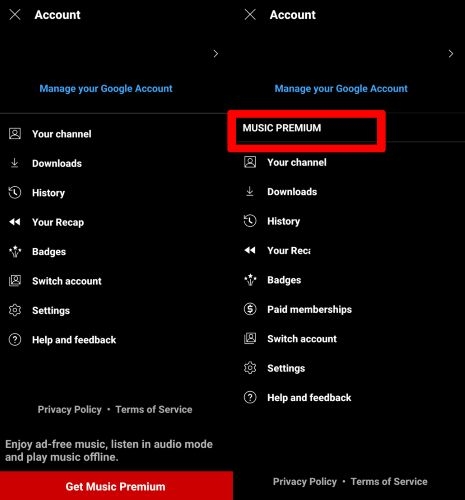 Music Premium tag | YouTube Music Keeps Stopping