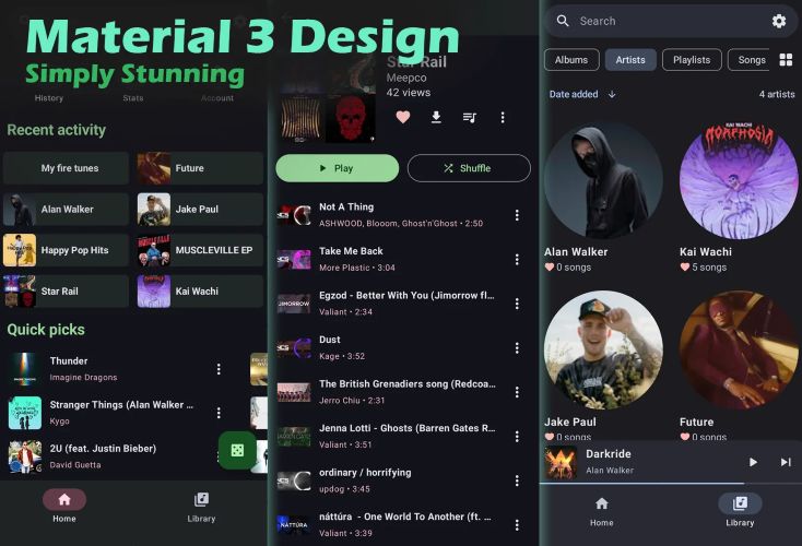 features | YouTube Music Premium APK