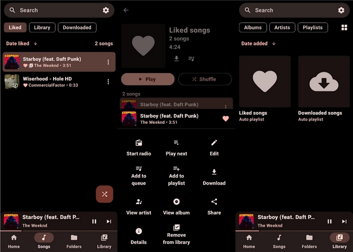 active playback features | YouTube Music Premium APK